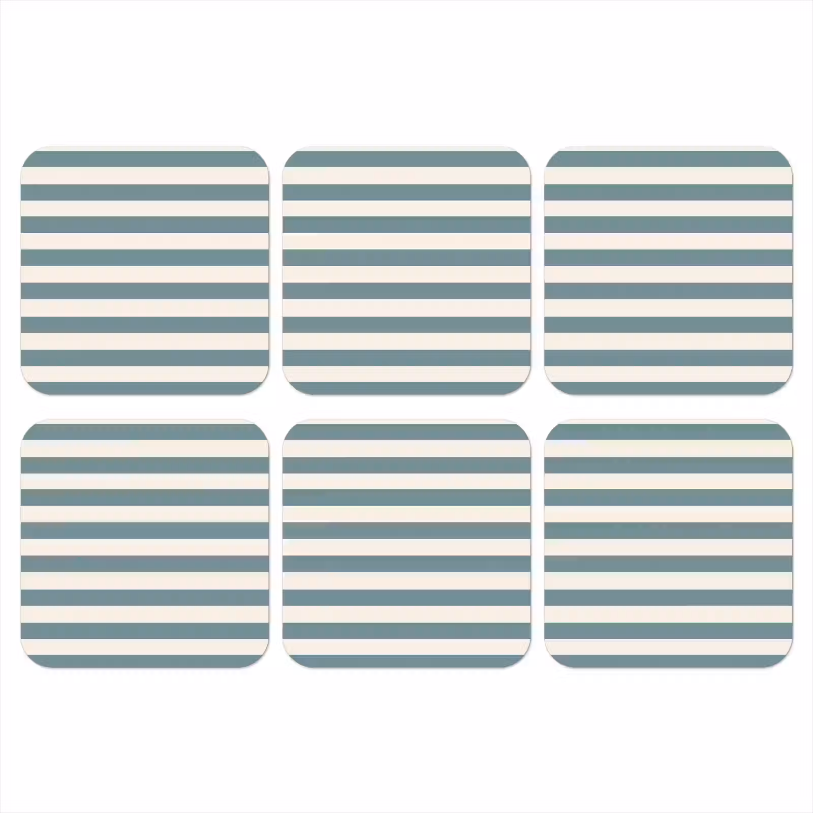 Onderzetter - Strepen - Modern - Blauw — 1