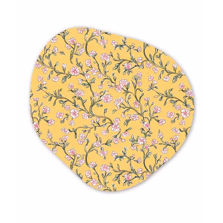 Organisch schilderij - Forex - Bloemen - Motief - Geel — 1