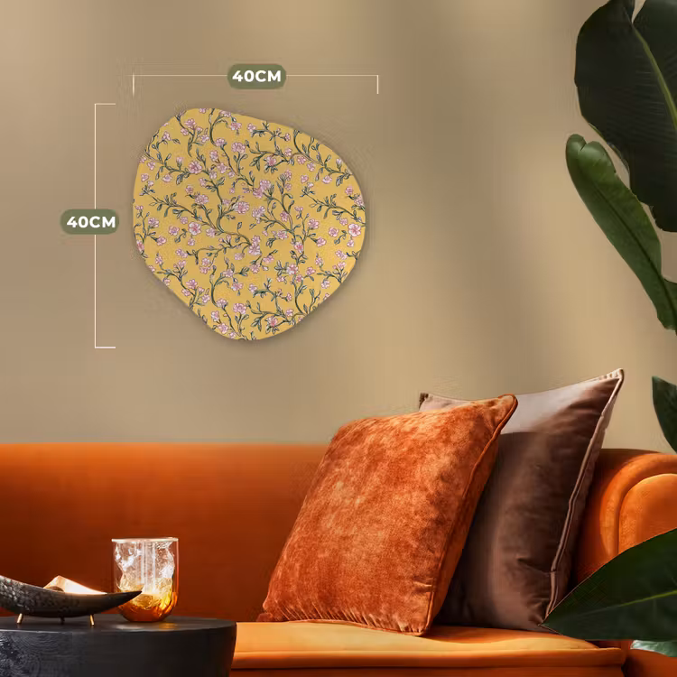 Organisch schilderij - Forex - Bloemen - Motief - Geel — 4