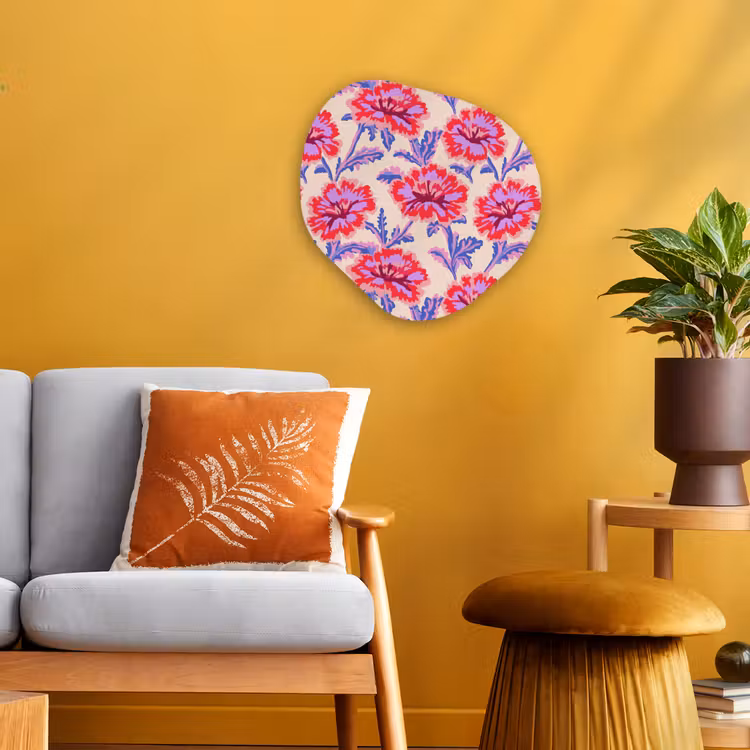 Organisch schilderij - Forex - Bloemen - Patroon - Meerkleurig — 3