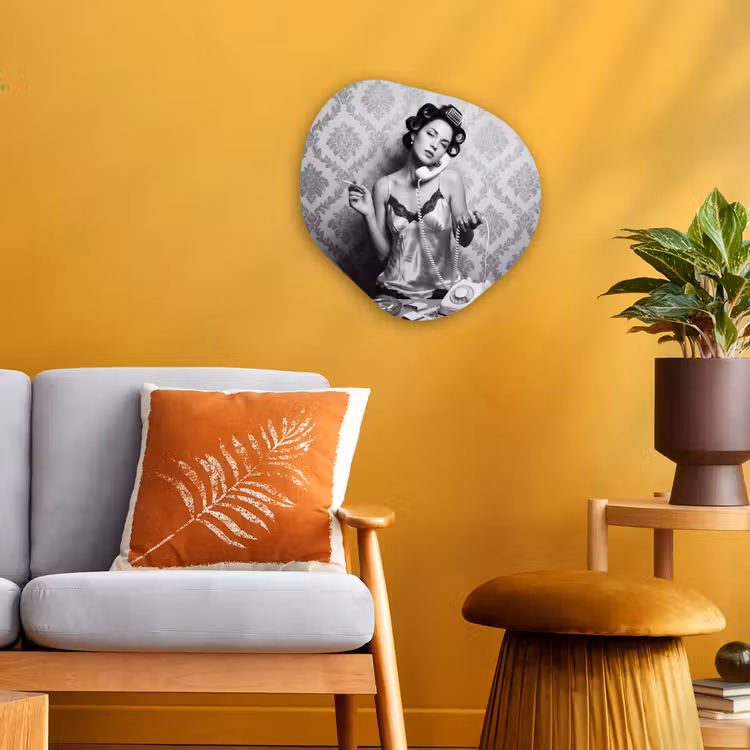 Organisch schilderij - Forex - Chic - Vrouw - Zwart - Wit — 3