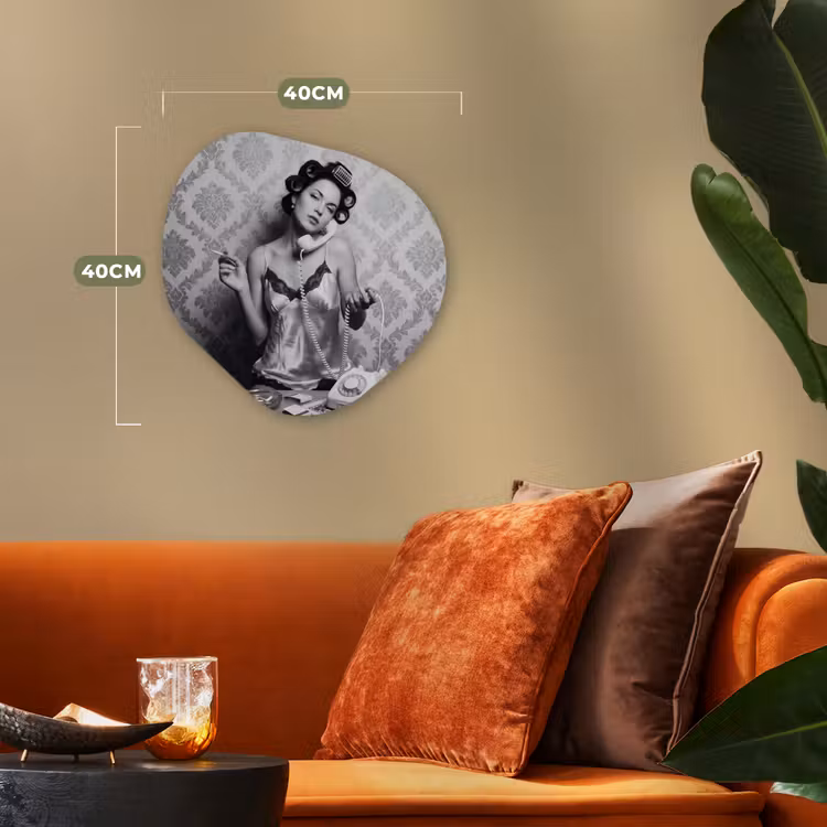 Organisch schilderij - Forex - Chic - Vrouw - Zwart - Wit — 4