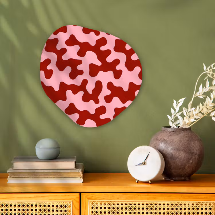 Organisch schilderij - Forex - Modern - Abstract - Rood — 2