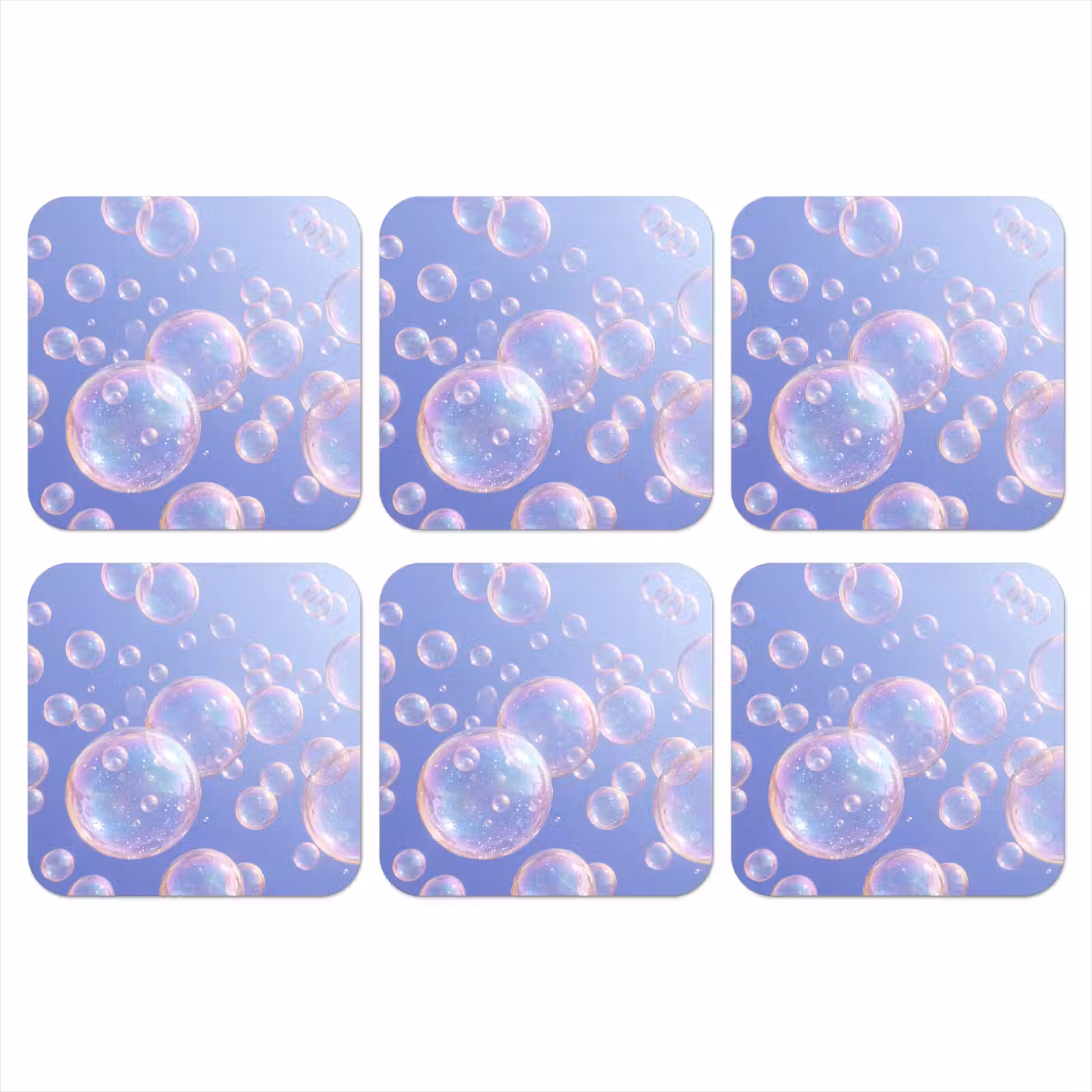 Onderzetter - Pastel - Bubbels - Dromerig — 1