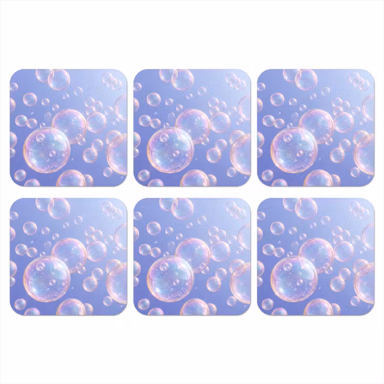 Onderzetter - Pastel - Bubbels - Dromerig — 1
