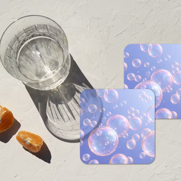 Onderzetter - Pastel - Bubbels - Dromerig — 3