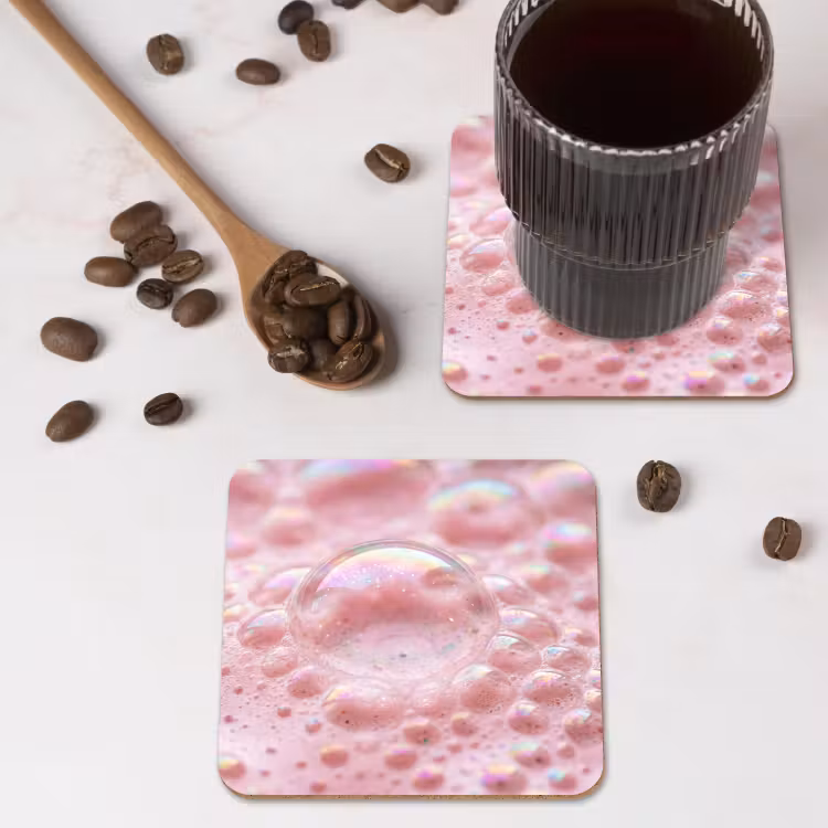Onderzetter - Schuim - Structuur - Roze — 4
