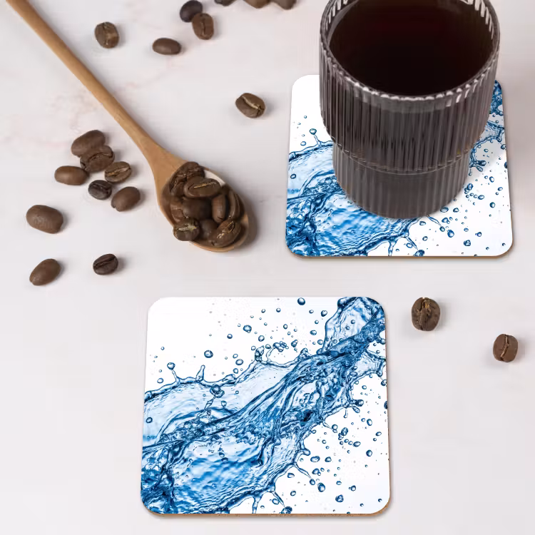 Onderzetter​ - Spash - Water - Blauw — 4