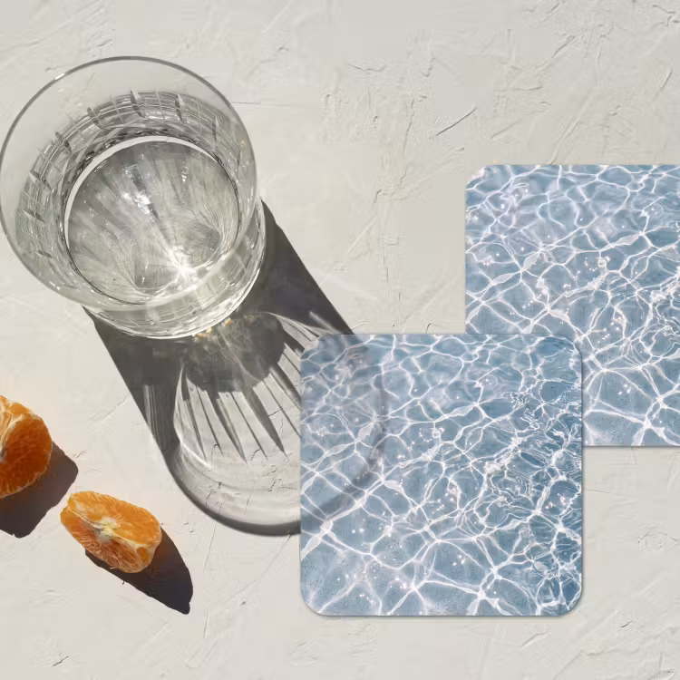 Onderzetter - Water - Reflectie - Zonlicht — 3