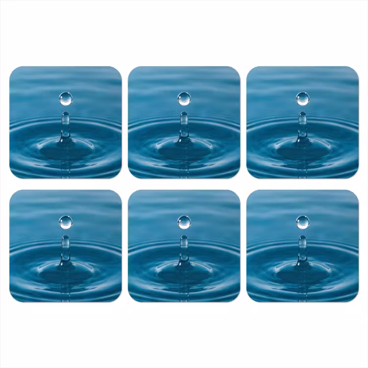 Onderzetter - Waterdruppel - Water - Oppervlakte — 1