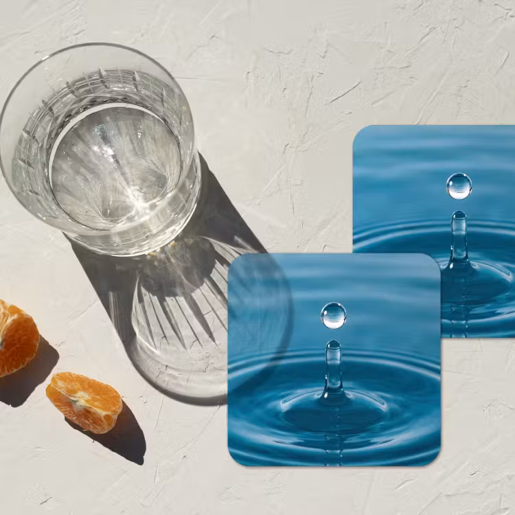 Onderzetter - Waterdruppel - Water - Oppervlakte — 3