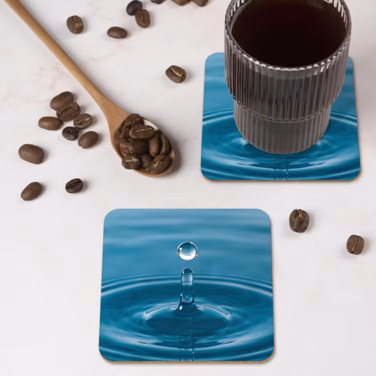 Onderzetter - Waterdruppel - Water - Oppervlakte — 4
