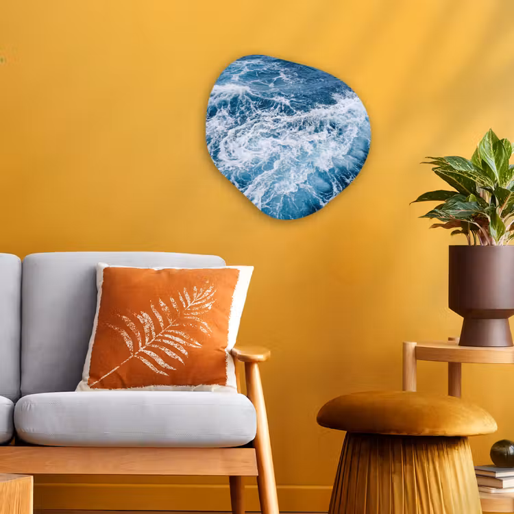 Organisch schilderij - Forex - Golven - Oceaan - Blauw — 3
