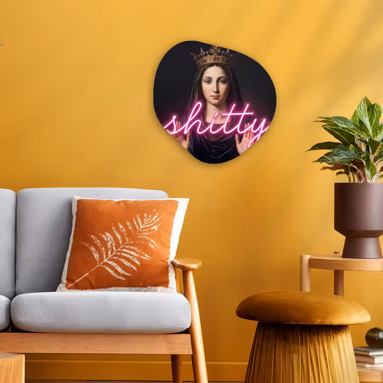 Organisch schilderij - Forex - Ironisch - Tekst - Neon — 3