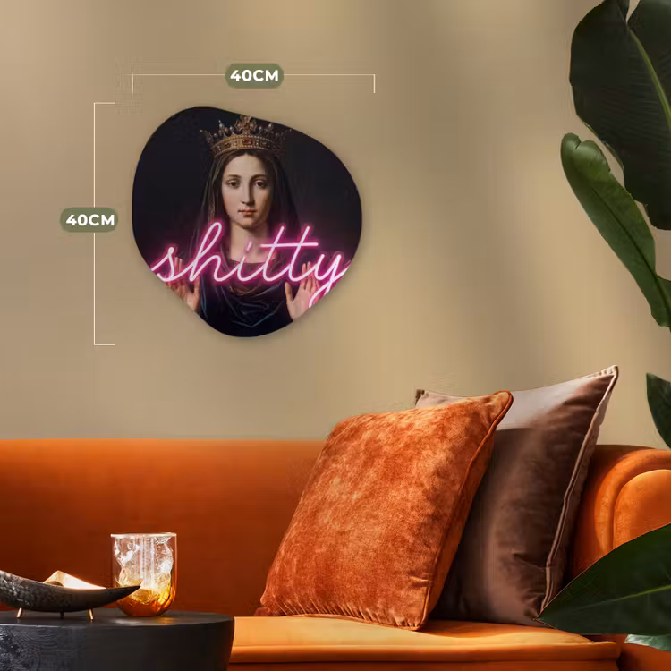 Organisch schilderij - Forex - Ironisch - Tekst - Neon — 4