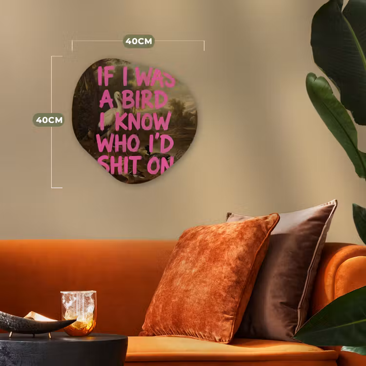 Organisch schilderij - Forex - Klassiek - Humor - Roze — 4