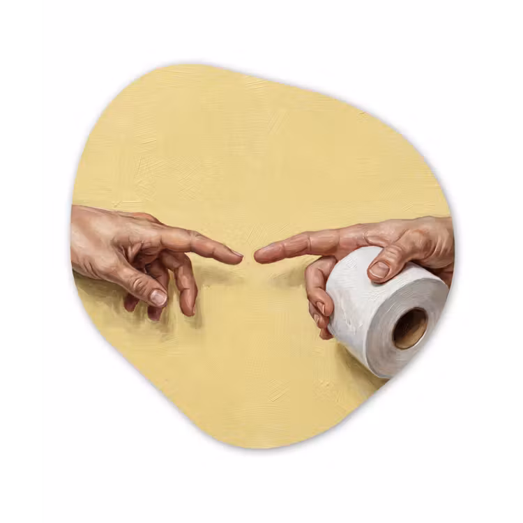 Organisch schilderij - Forex - Klassiek - Kunst - Humor — 1