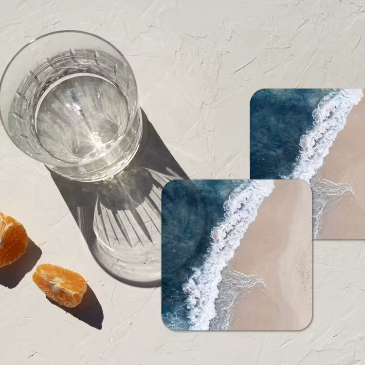 Onderzetter - Strand - Zee - Golven — 3