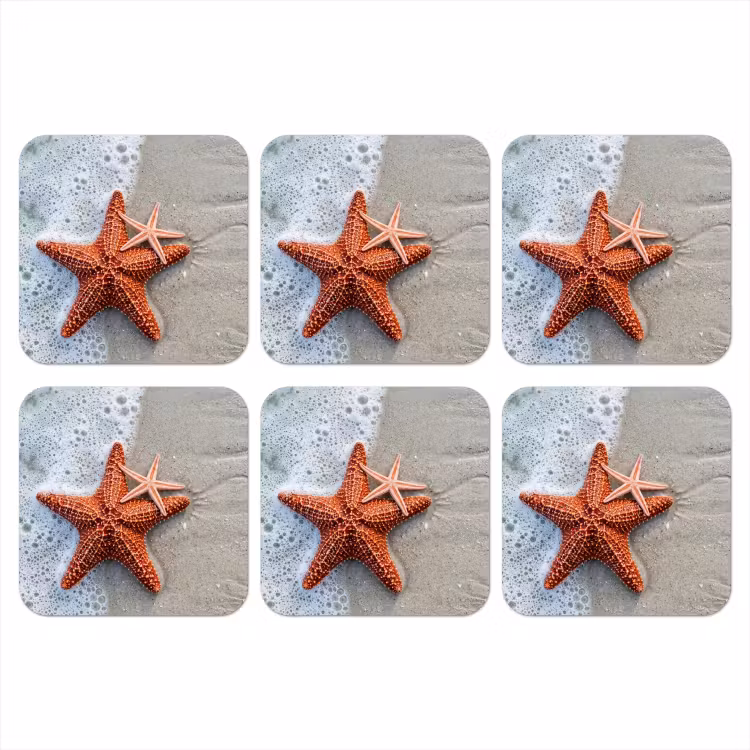 Onderzetter - Zeester - Strand - Zee — 1