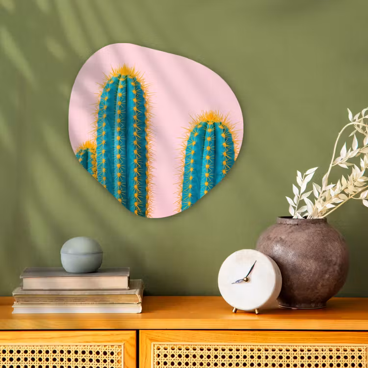 Organisch schilderij - Forex - Cactussen - Modern - Pastel — 2
