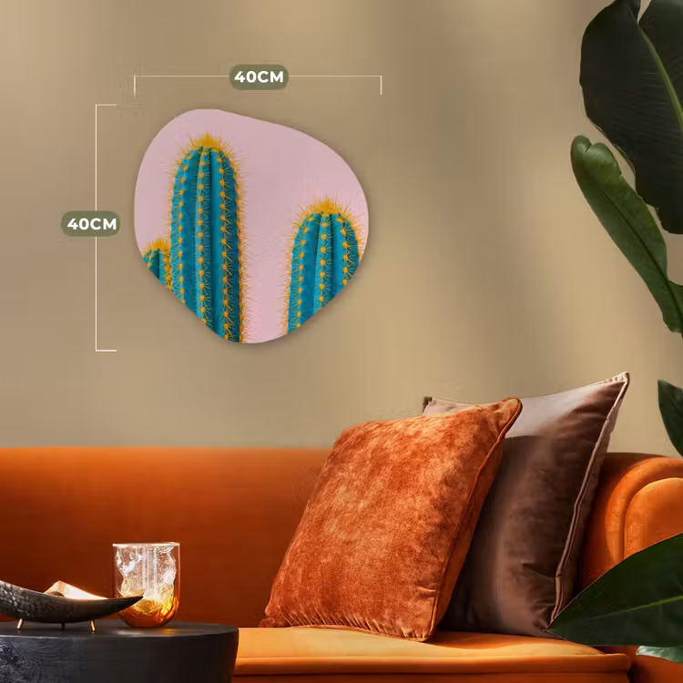 Organisch schilderij - Forex - Cactussen - Modern - Pastel — 4