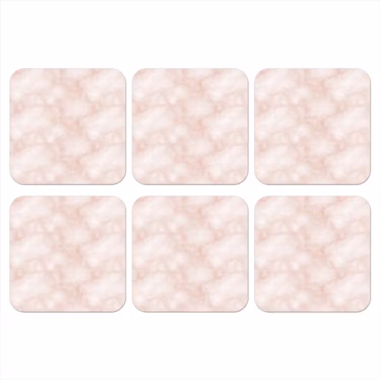 Onderzetter​ - Roze - Marmer - Crème — 1