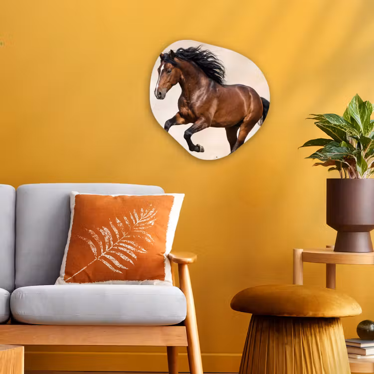 Organisch schilderij - Forex - Paard - Galop - Energie — 3