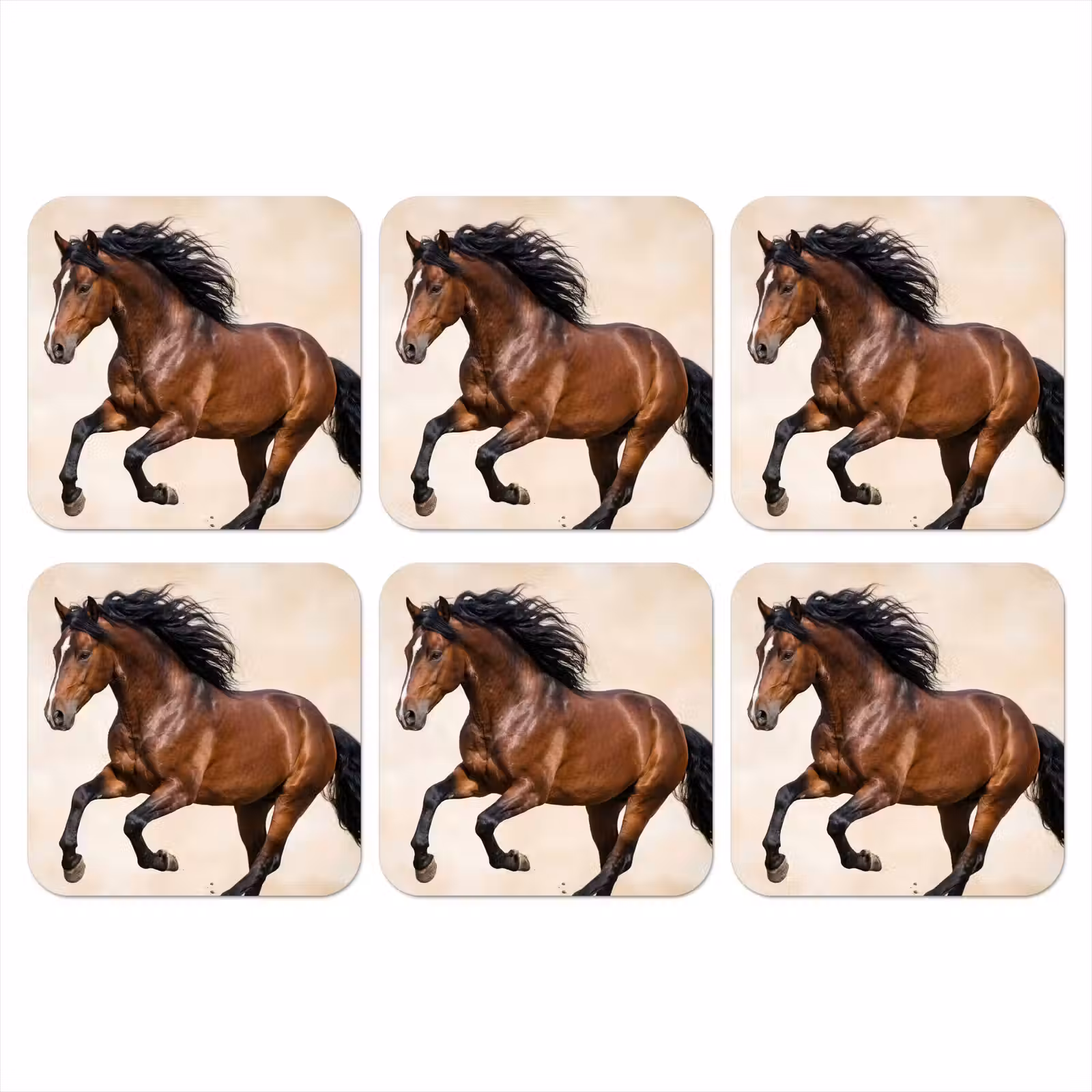Onderzetter - Paard - Galop - Energie — 1