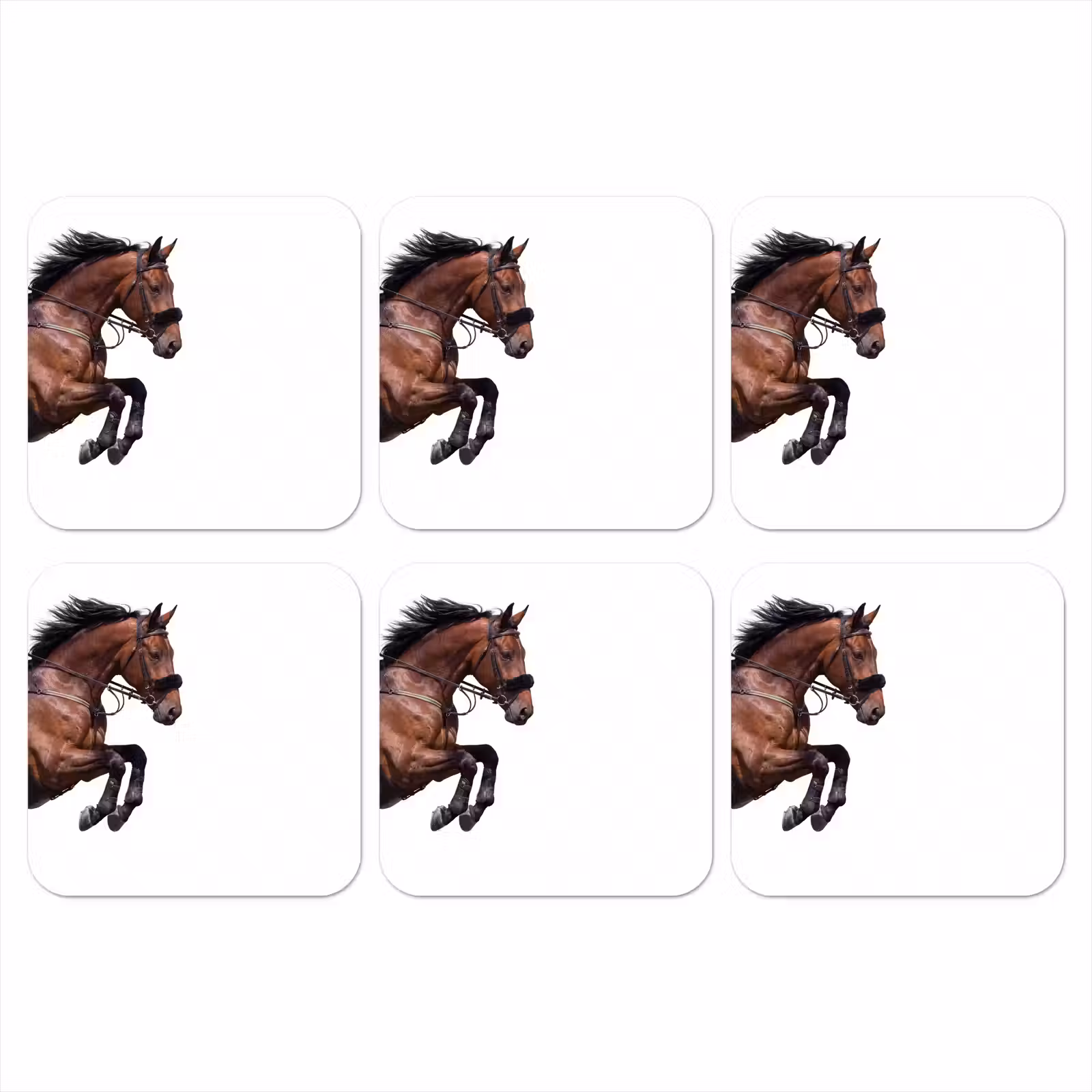 Onderzetter - Paard - Springen - Modern — 1