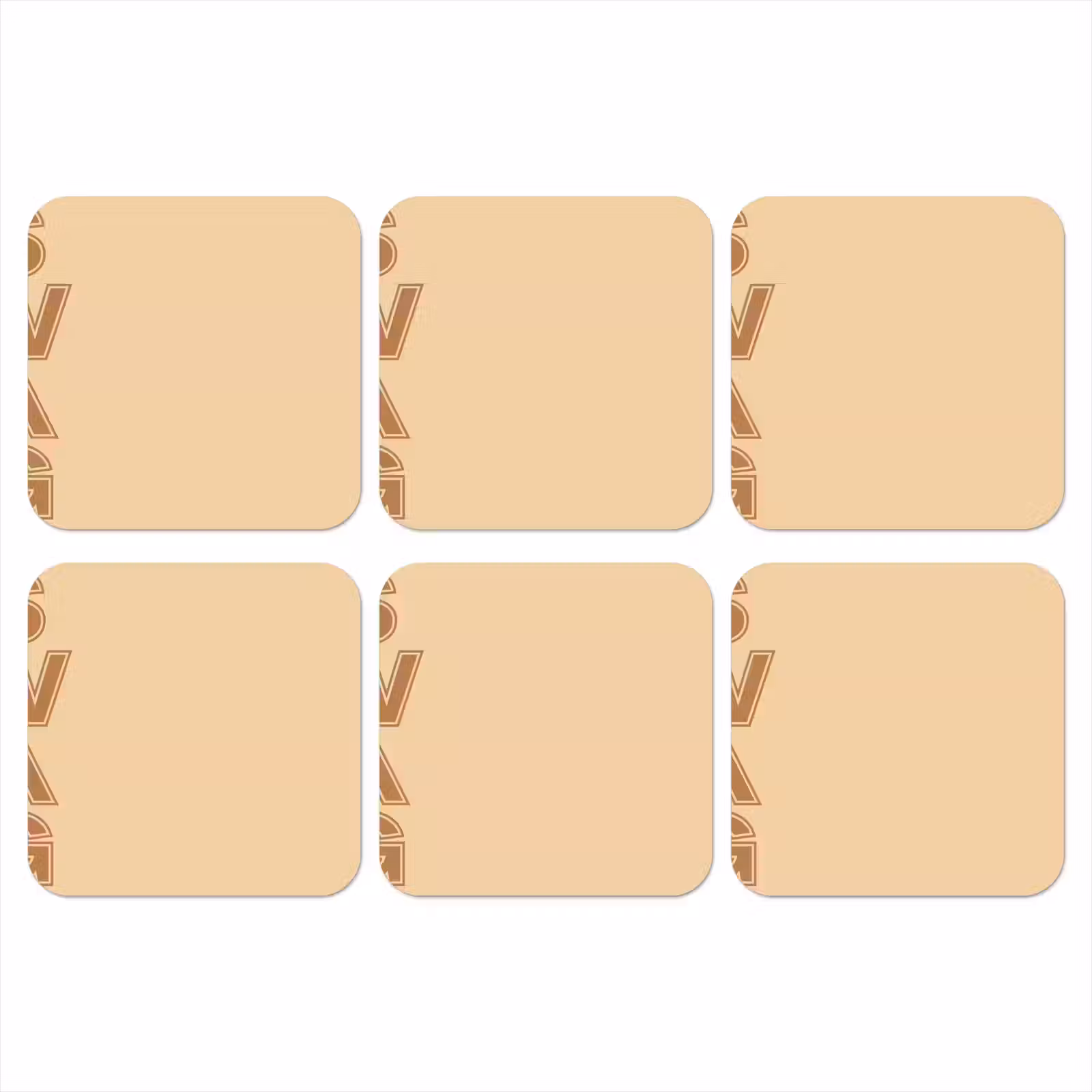 Onderzetter - Swag - Bruin - Beige — 1