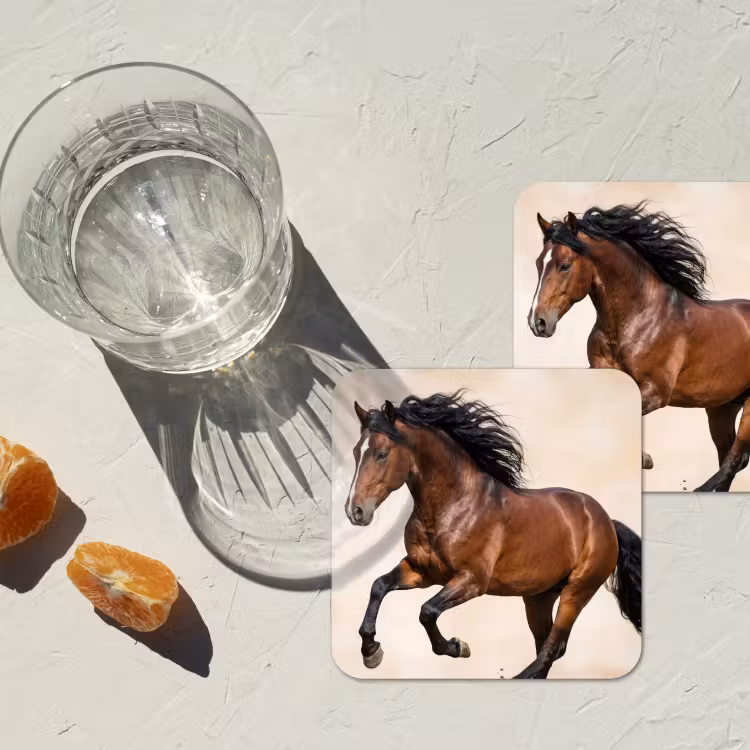 Onderzetter - Paard - Galop - Energie — 3