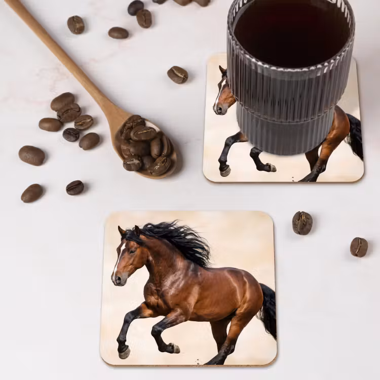 Onderzetter - Paard - Galop - Energie — 4