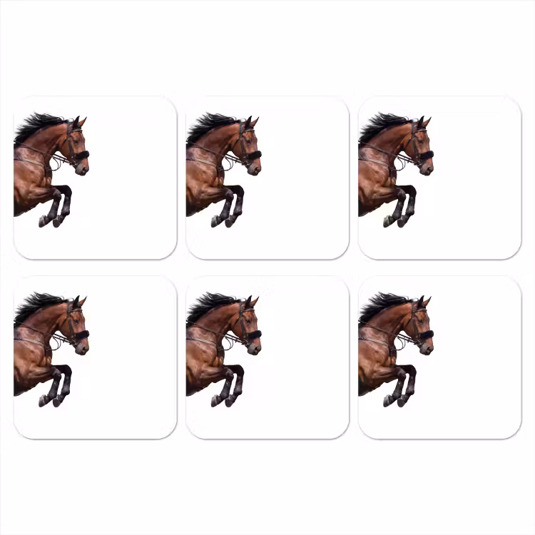 Onderzetter - Paard - Springen - Modern — 1