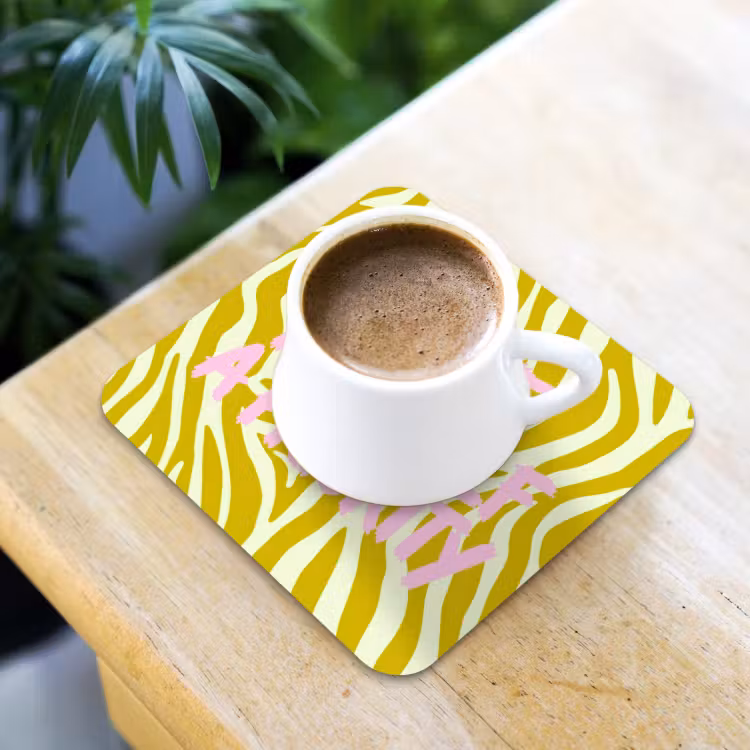 Onderzetter - Zebraprint - Priority - Roze — 2