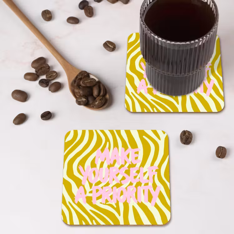 Onderzetter - Zebraprint - Priority - Roze — 4