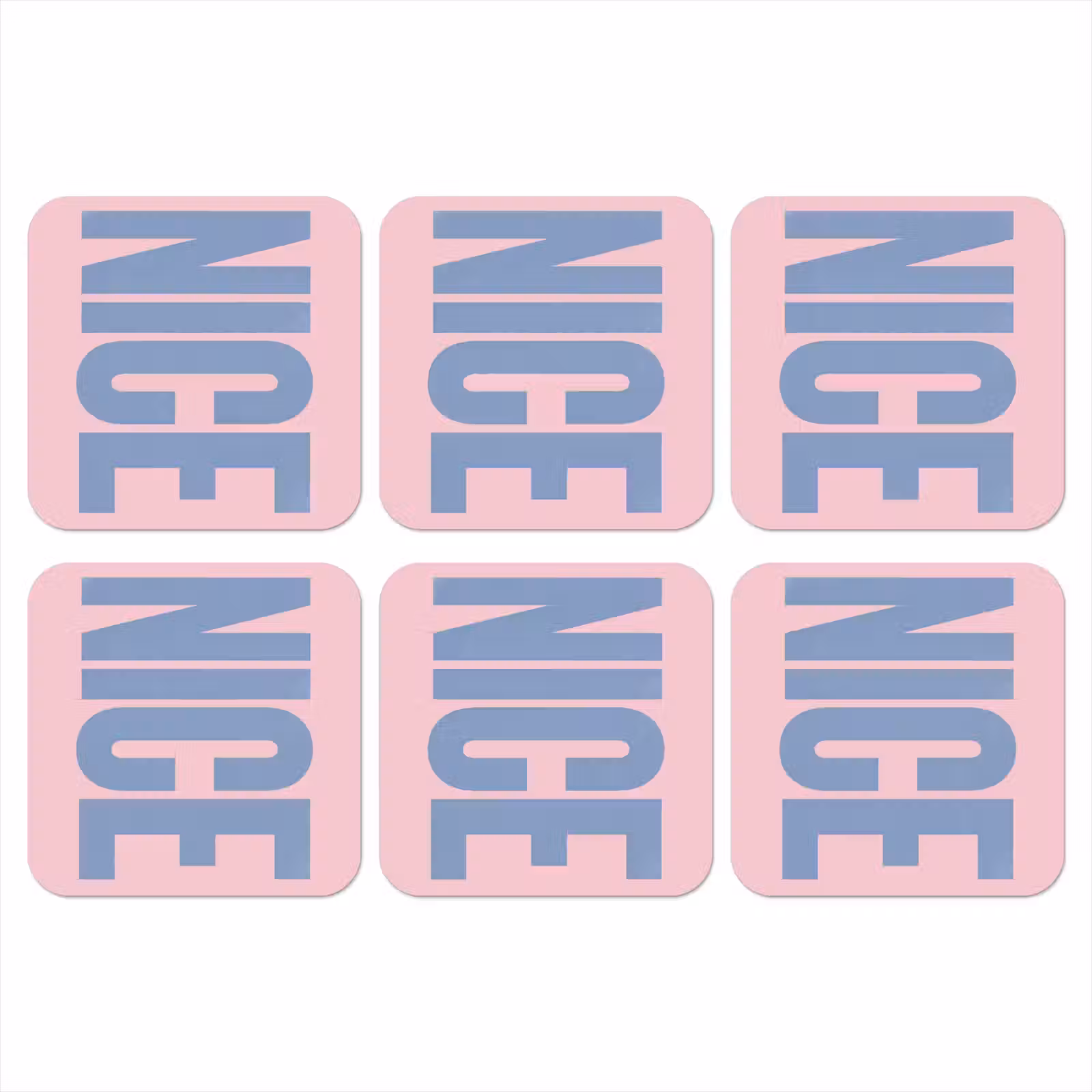 Onderzetter - Nice - Paars - Roze — 1