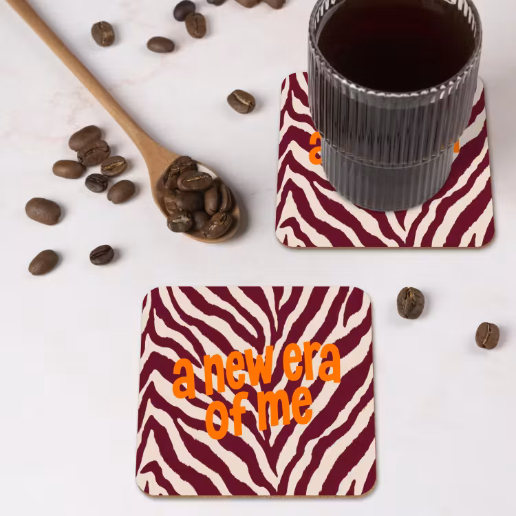 Onderzetter - New era - Bordeaux - Zebraprint — 4