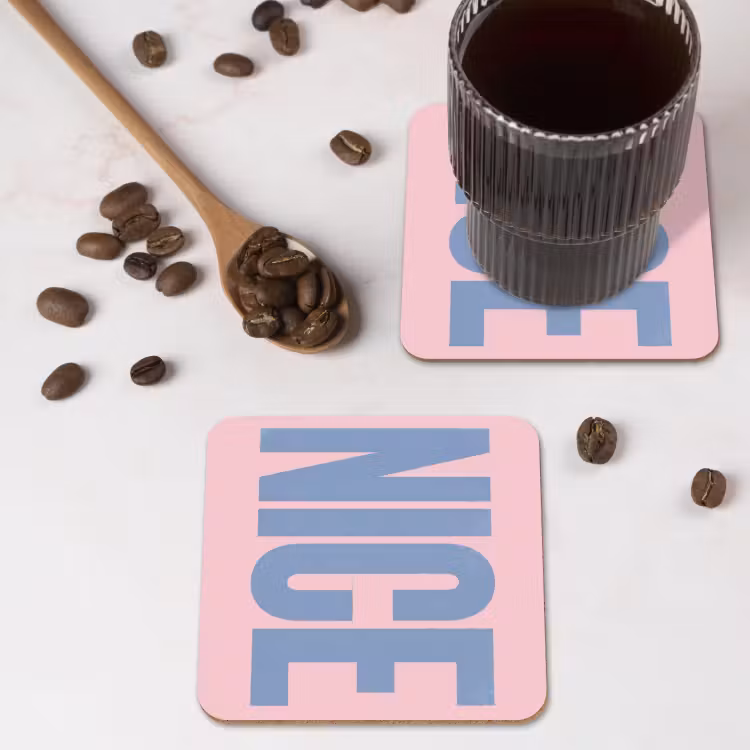 Onderzetter - Nice - Paars - Roze — 4