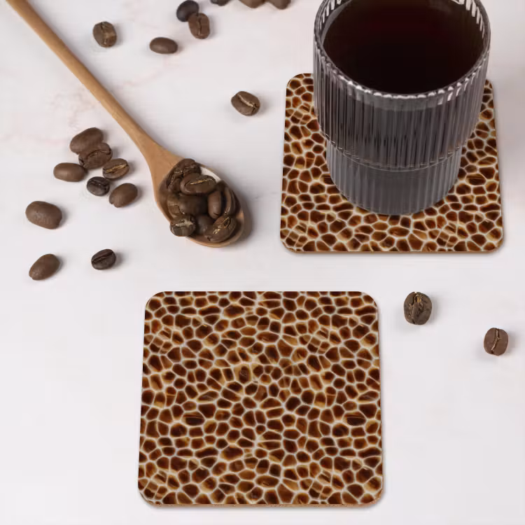 Onderzetter - Schildpad - Bruin - Patroon — 4