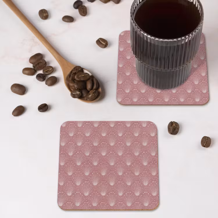 Onderzetter - Trendy - Patroon - Roze — 4