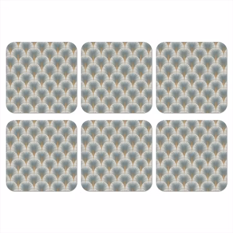Onderzetter - Waaier - Klassiek - Blauw — 1