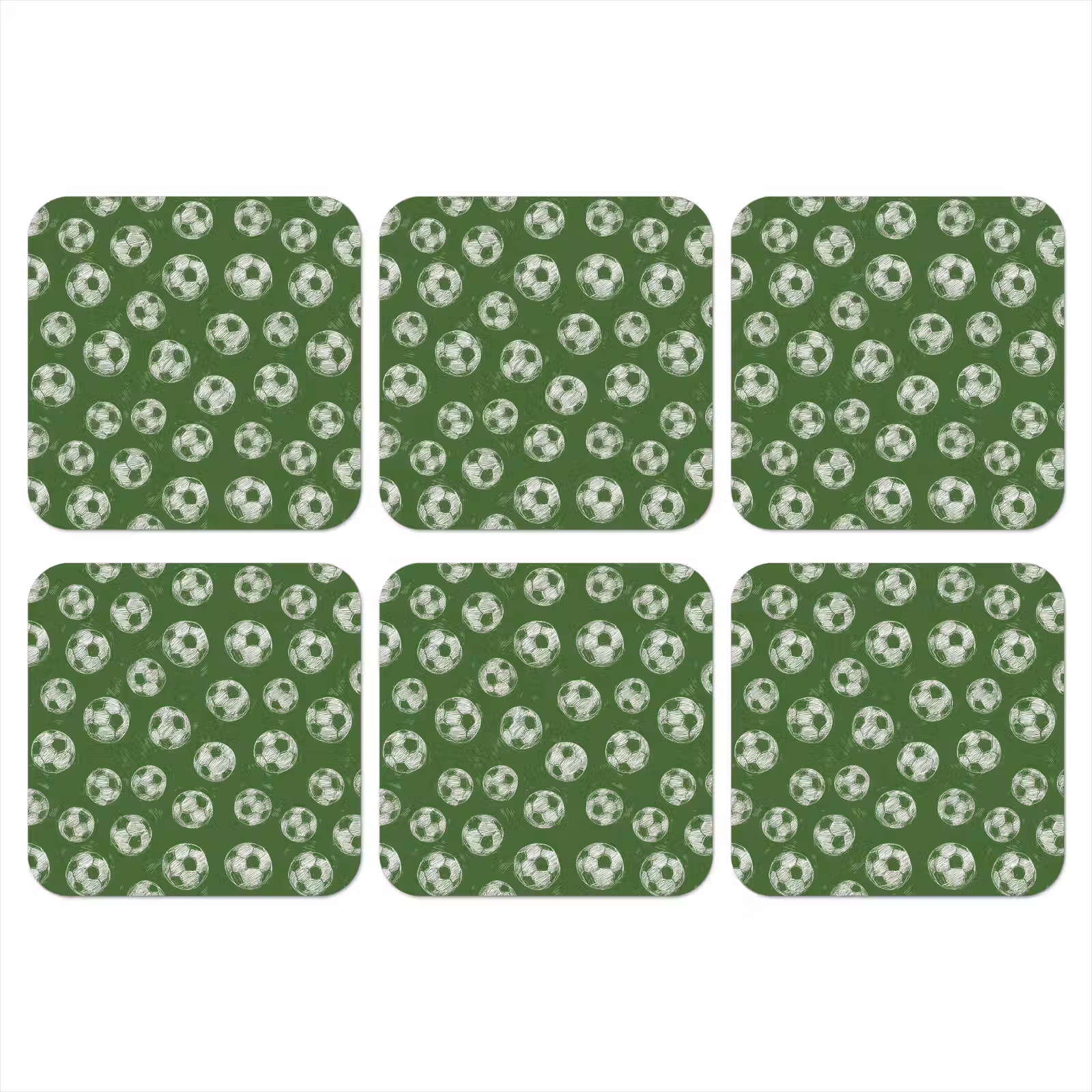 Onderzetter - Voetbal - Sport - Groen — 1