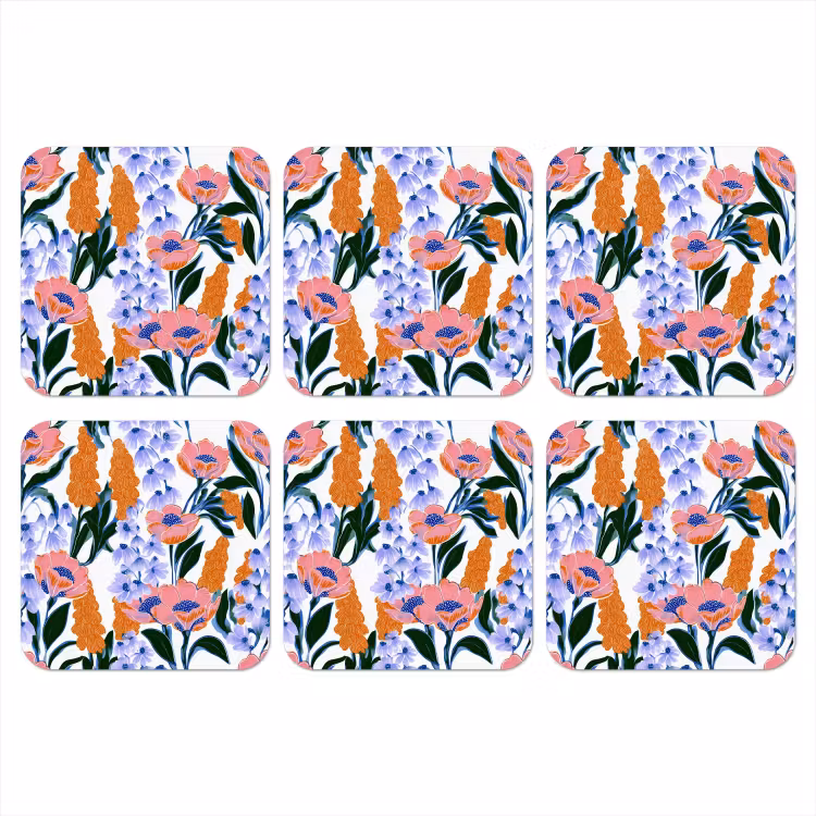 Onderzetter​ - Patroon - Aquarel - Kleurrijk — 1