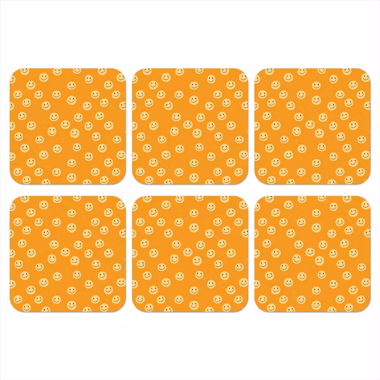Onderzetter - Smileys - Retro - Heel — 1