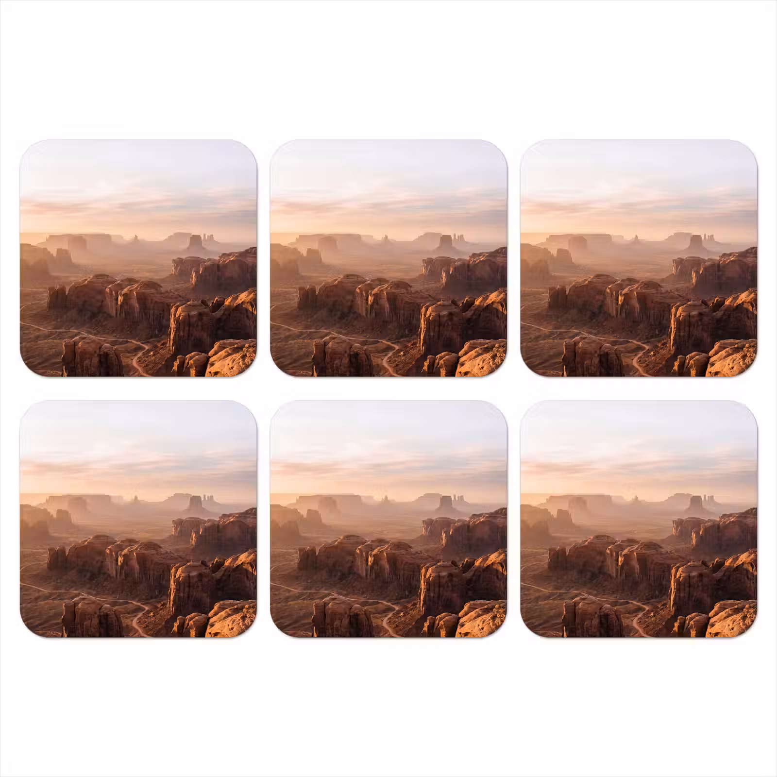 Onderzetter - Woestijn - Landschap - Natuur — 1