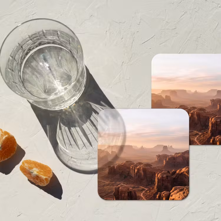 Onderzetter - Woestijn - Landschap - Natuur — 3