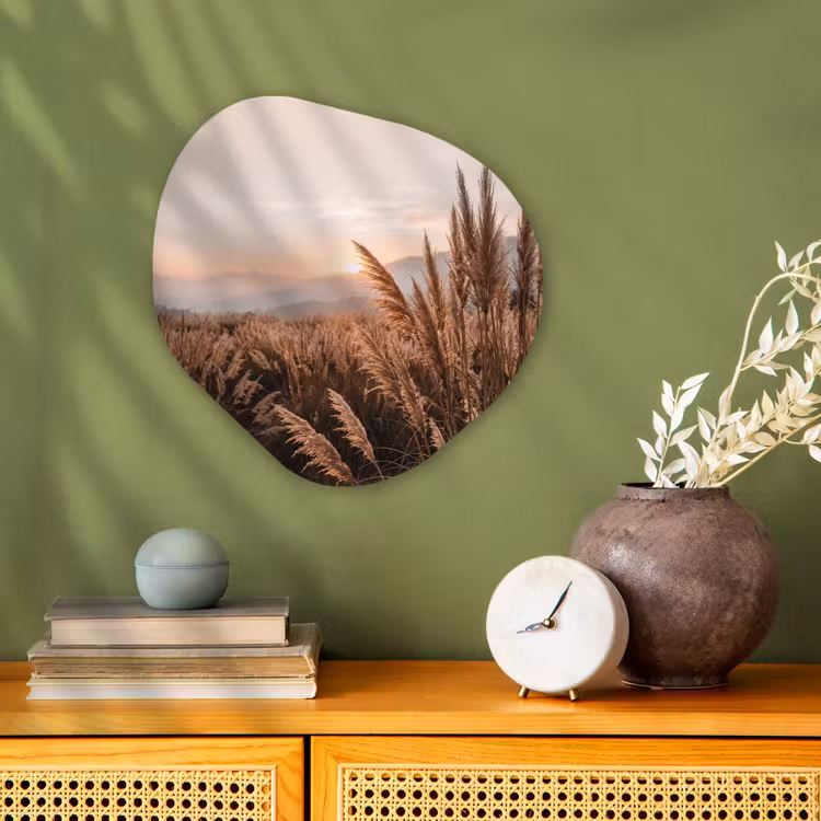 Organisch schilderij - Forex - Gras - Veld - Zon - Natuur — 2