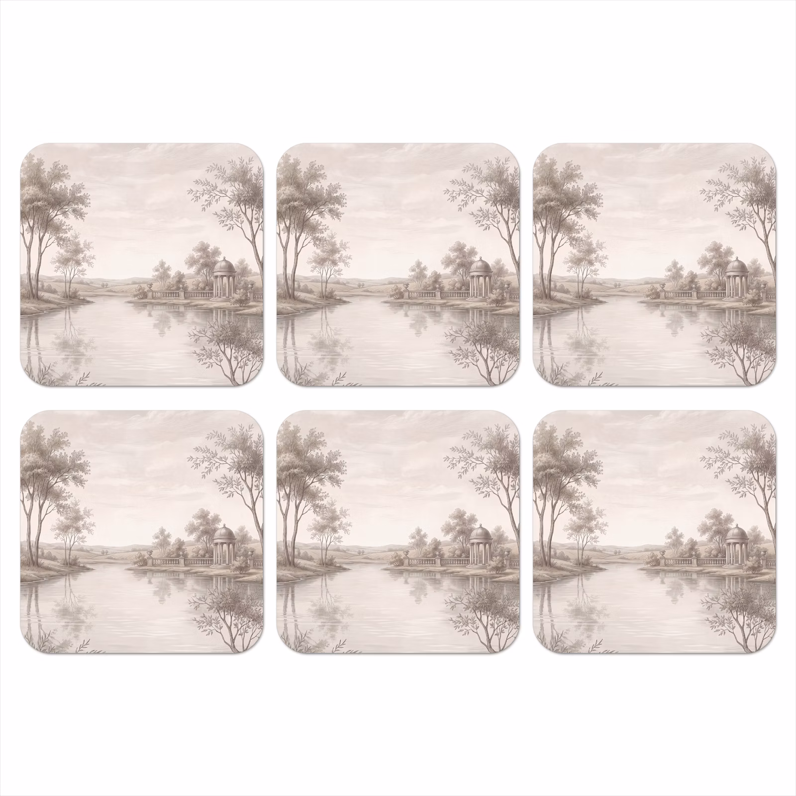 Onderzetter - Terras - Water - Natuur - Landschap — 1