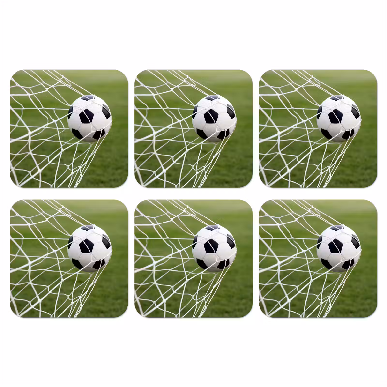 Onderzetter - Voetbal - Goal - Net - Sport — 1