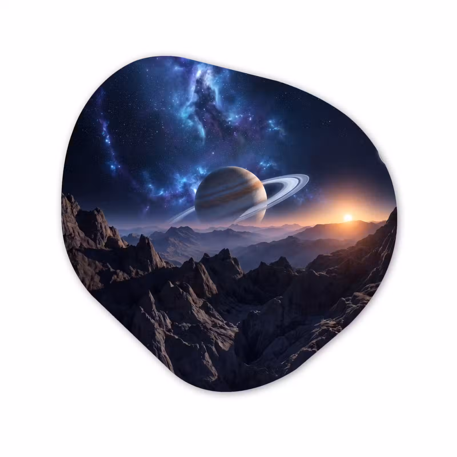 Organisch schilderij - Forex - Fantasy - Kosmos - Landschap — 1